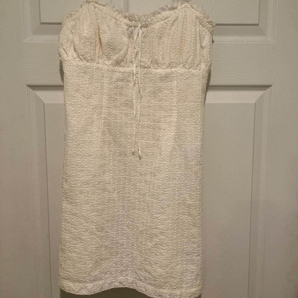 Cotton Candy LA White Eyelet Dress Size Medium